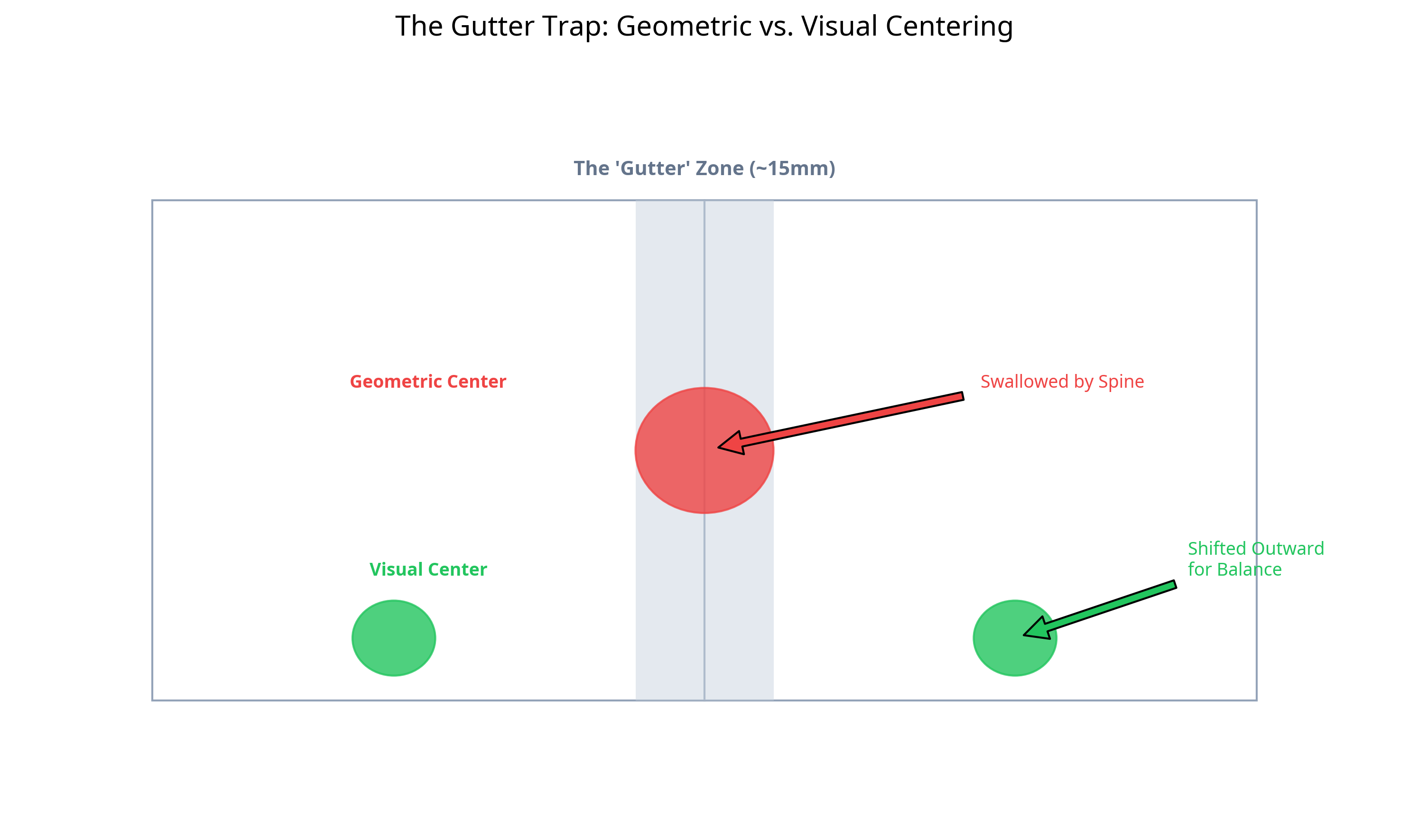 The Gutter Trap: Why 'Center-Aligned' Designs Fail in Hardcover Binding